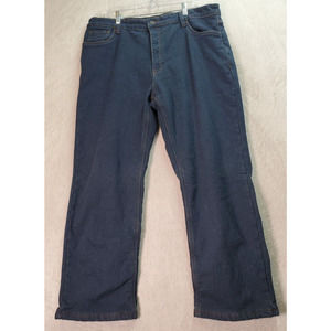 Smiths Workwear Jeans Mens Size 42 Dark Blue Denim Cotton Pockets‎ Straight Leg